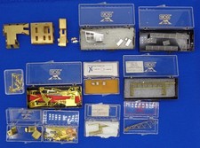 Grouping Of Z Scale Parts And Pieces From Various Kits Brass, Metal, Etc.