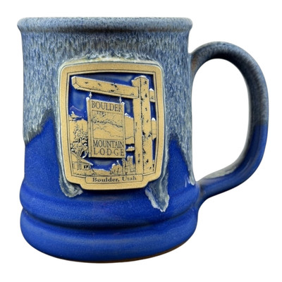 Boulder Mountain Lodge Utah Mug 2023 Deneen Pottery