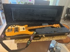 1975 lefty Rickenbacker 4001 Electric Bass Guitar 4 String Natural Maple w/ Case