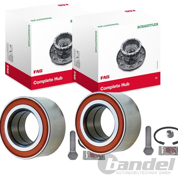 2X FAG RADLAGER-SATZ Hinten Passend FÜR Ford Galaxy Seat Alhambra VW Sharan-image