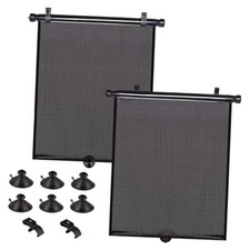 Car Side Window Sun Shades for Baby, 2 Pack UV Protection Breathable Mesh