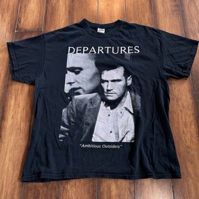 Vintage 90s Morrissey T-Shirt Size XL Departures Ambitious 