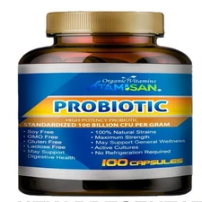 BACTISupport PROBIOTIC NATURAL 100 BILLION CFUs  ULTRA STRENGHT ULTIMATE FLORA