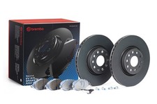 BREMBO BREMSSCHEIBEN Ø312MM + BREMSBELÄGE VORNE FÜR VW GOLF VII PASSAT B8 SKODA 
