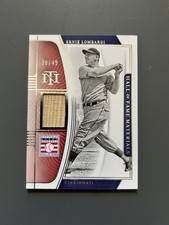 2022 National Treasures Ernie Lombardi  /49 Game Used Bat Hall Of Fame