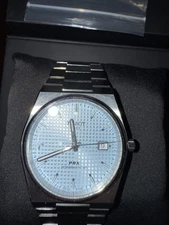 Tissot PRX Powermatic 80 Automatic Watch Ice Blue 40mm