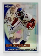 2010 Topps Chrome Refractor Knowshon Moreno Denver Broncos