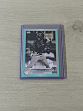 JUP Hammerheads/MIA Marlins Federico Polanco 2022 Topps Pro Debut Aqua Paper /75