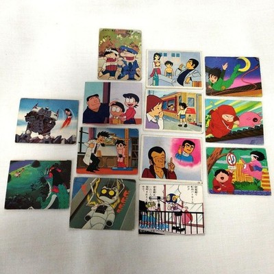 Showa Retro Mini Karten 13er Set Multi-Genre Atom Doraemon Vintage Gebraucht
