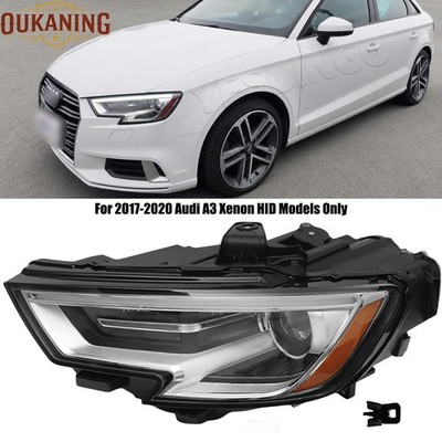 For 2017-2020 Audi A3 HID/Xenon Headlight Assembly Non-AFS Left Driver Side