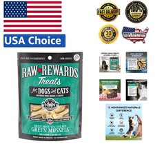 All-Natural 2 Oz Freeze-Dried Green Lipped Mussel Treats for Pets - Grain-Free