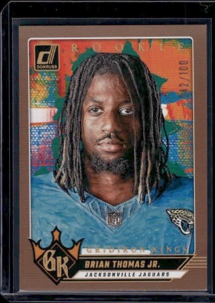 2024 Donruss #8 Brian Thomas Jr. Rookie Gridiron Kings Studio Series #/100