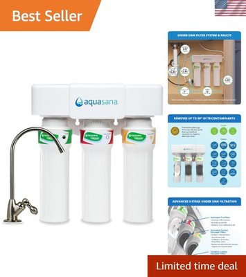 Max Flow Under Counter Water Filtration: Reduce Contaminants with Ease & Style