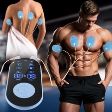 Tens Unit Muscle Stimulator Pulse Massager Electronic Rechargeable Pain Relief