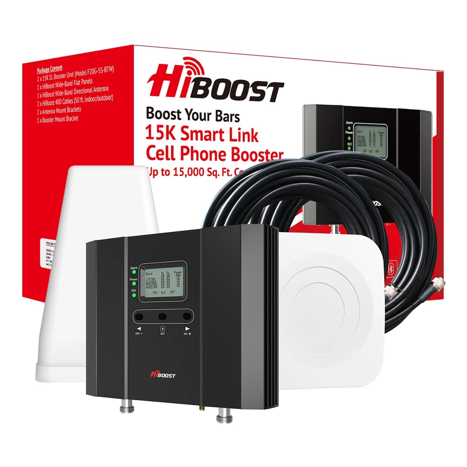 HiBoost® 15K Smart Link Cell Phone Signal Booster, F20G-5S-IoT - Image 4 of 4
