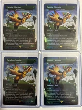 4 X Chocobo of Paradise / Birds of Paradise Foil NM/M Final Fantasy Magic MTG