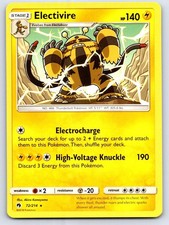 Electivire 72/214 Rare Lost Thunder Pokemon Lightly Played