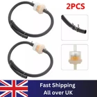 2Pcs Universal Motorbike Inline Fuel Filter Motorcycle Gas Fuel Filter Kit 6mm