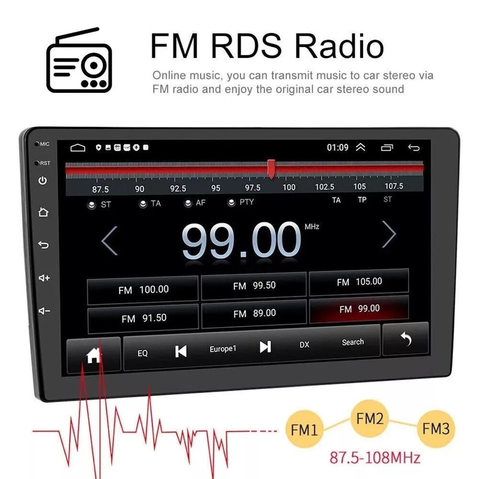 Android&Fit for Apple Carplay Radio for Jeep Grand Cherokee 2004-2007 - image 2 of 4