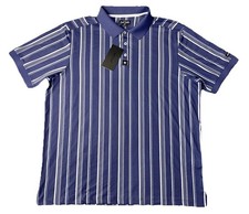 NEW Bad Birdie Ridge Polo Shirt Mens Winning Streak Cobalt Vertical Golf 2XL