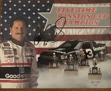 Dale Earnhardt Sr Autographed Picture