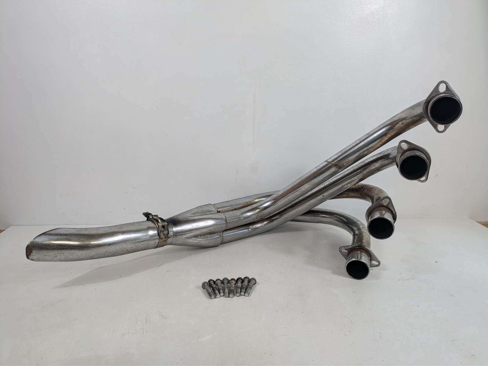 1980 Suzuki GS750 GS 750 E GS750E 4-1 Exhaust Headers Mufflers Pipes