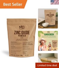 3.5 oz White Zinc Oxide Powder - Ultra-Violet Protection for DIY Sunscreen