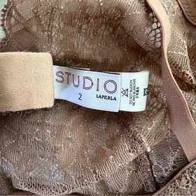 La Perla Studio 2 Lace Bra in Tan 34B