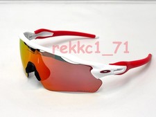 NEW Oakley Radar EV Patn Sunglasses White Frame Red Prizm Lenses OO9208