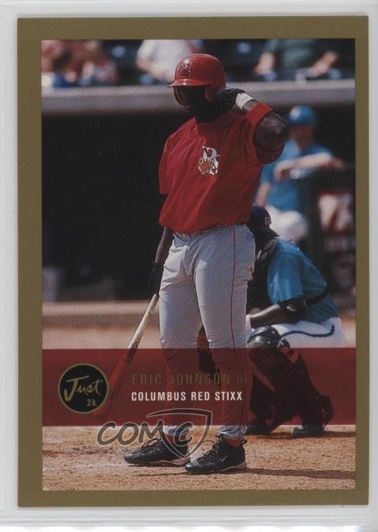 2000 Just Minors Justifiable Gold Eric Johnson #248 0q3