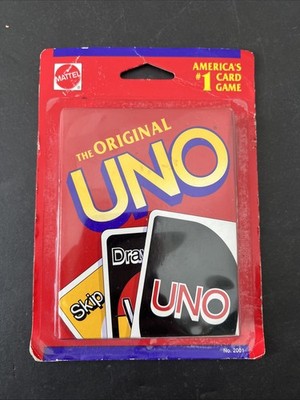 The Original Uno Family Card Game 1995 New Sealed Mattel READ DESCRIPTION 