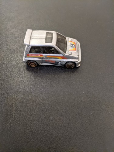 2017 Hot Wheels '85 Honda City Turbo ll #11/250 Silver HW Race Day NO PACKAGING - Picture 4 of 6