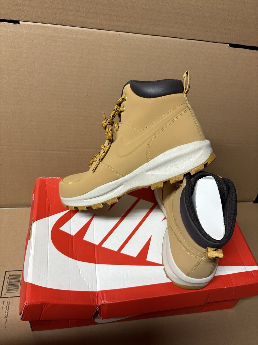 NIB Men Nike Manoa Leather Boots Haystack Wheat Brown 454350  display picture 1