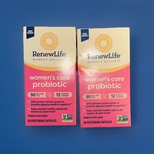 Renew Life Women’s CareProbiotic  90 Billion- 60 Caps Lot2