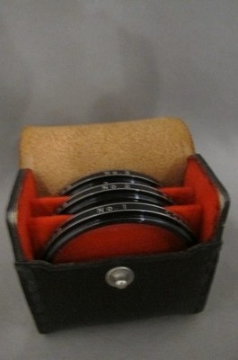 VIVITAR CLOSE UP COATED 52mm LENS- SET 3 IN CASE- JAPAN-  UNUSED?