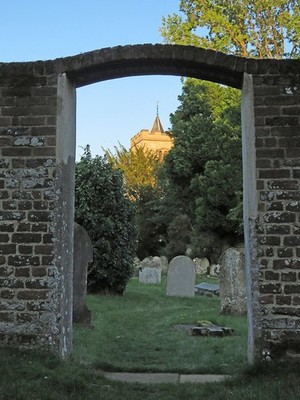 Foto 12x8 In Grantchester Kirchhof Zehn-nach acht auf einem Standbild und Wolke c2017