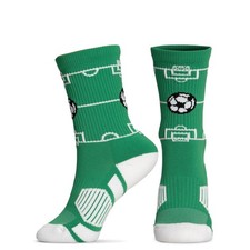 ChalkTalkSPORTS Soccer Performance Crew Socks - Small, Field