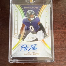 Panini 2025 Immaculate Collection Modern Marks Roquan Smith Auto 85/99 Ravens
