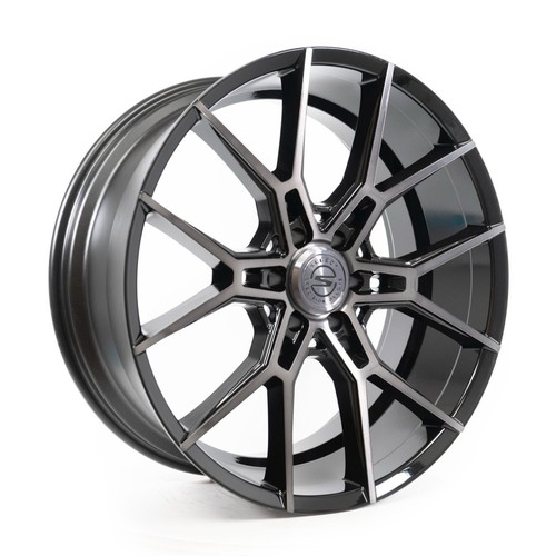 1 X OEP 176BM 24X10 6X5.50 78.1 Hub +24 Offset Black Wheel Rim