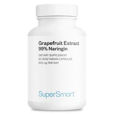 Supersmart - Grapefruit Extract 600mg per Day 99% Naringin - High Potency GSE...