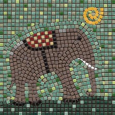 Adult Mosaic Art Kit Craft Projects square shape 7inch 20cm india US204046 