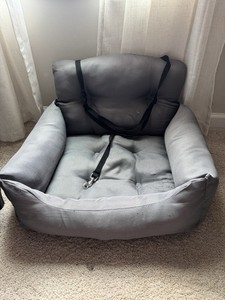 Pet Car Seat/Bed, Waterproof, Med, 27x16x7