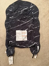 Dock-A-Tot Deluxe Baby Lounger Cover Only  100% Cotton In blue marble Pattern