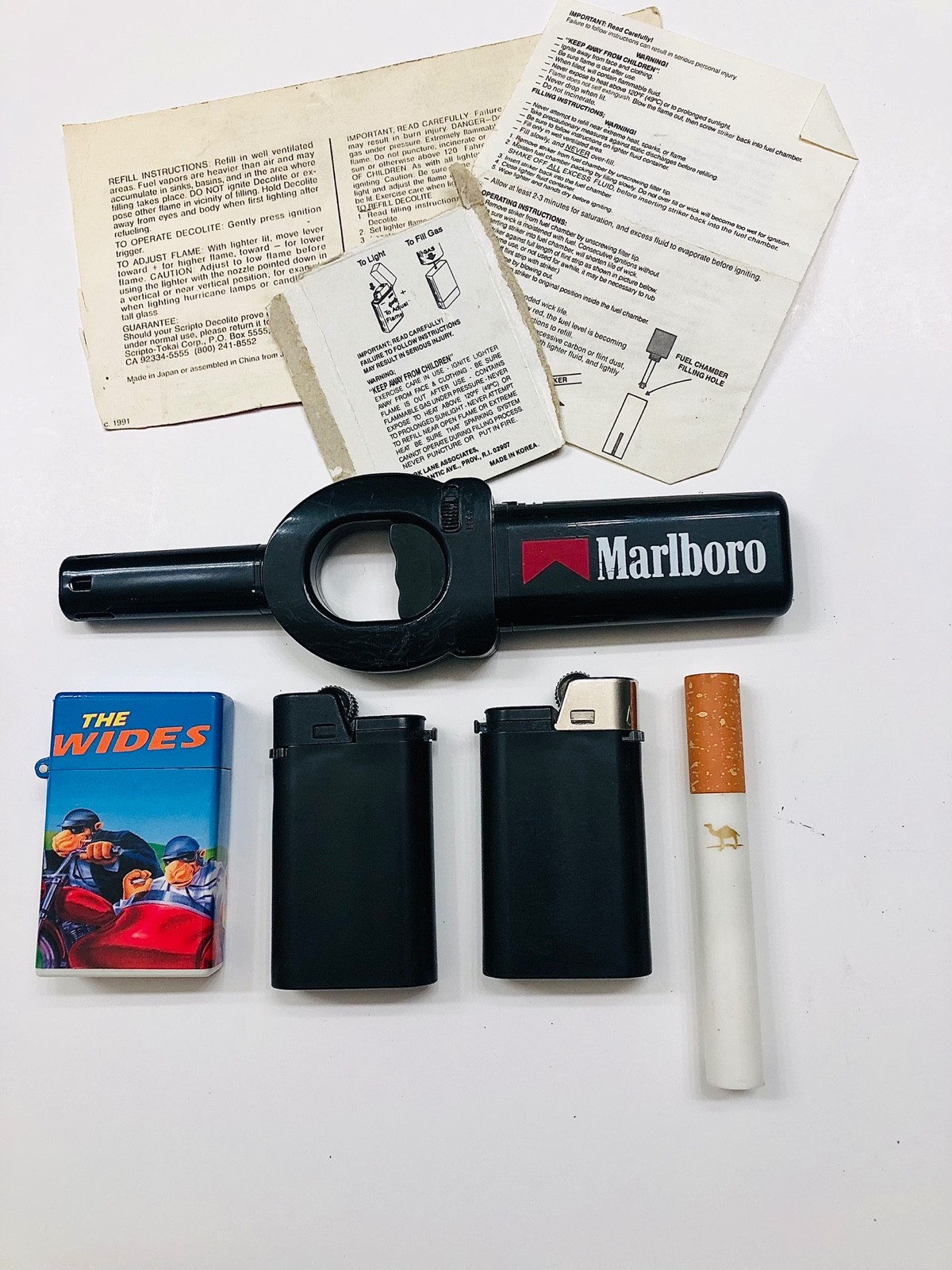 Assortment Joe Camel Match Lighter Wide Side Marlboro