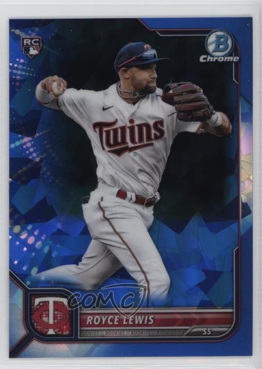 2022 Bowman Chrome Sapphire Edition Royce Lewis #92 Rookie RC 18vm