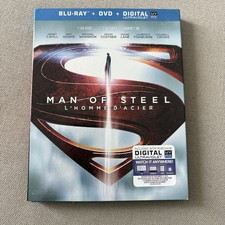 Man of Steel Blu-ray/DVD, 2013, 3-Disc Set with slipcover
