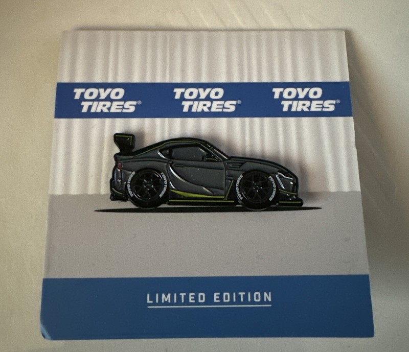 Leen Customs  Toyo Tires SEMA Toyota A90 Supra Mk5 Pin  #/1000