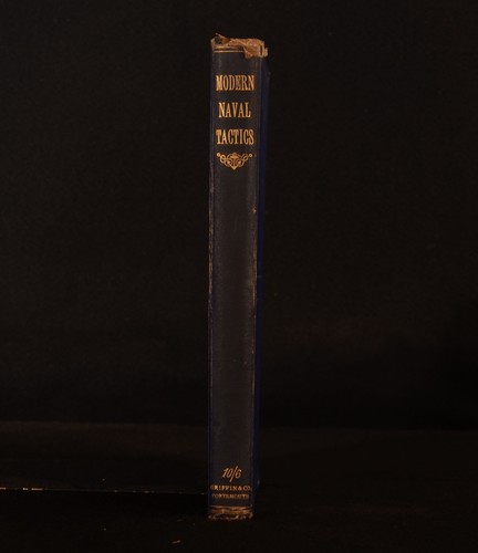 1885 Examples Conclusions Maxim Modern Naval Tactic Bainbridge-Hoff Folding Maps - Foto 6 di 9