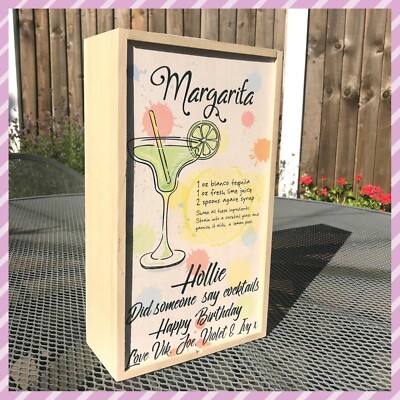 Personalisierte Cocktail Geschenkbox | Geburtstagsgeschenk für Freund, Mitarbeiter, Chef