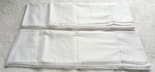 Cuddledown 400 TC Pair of King Pillowcases Solid White 100% Cotton Sateen - Picture 2 of 7